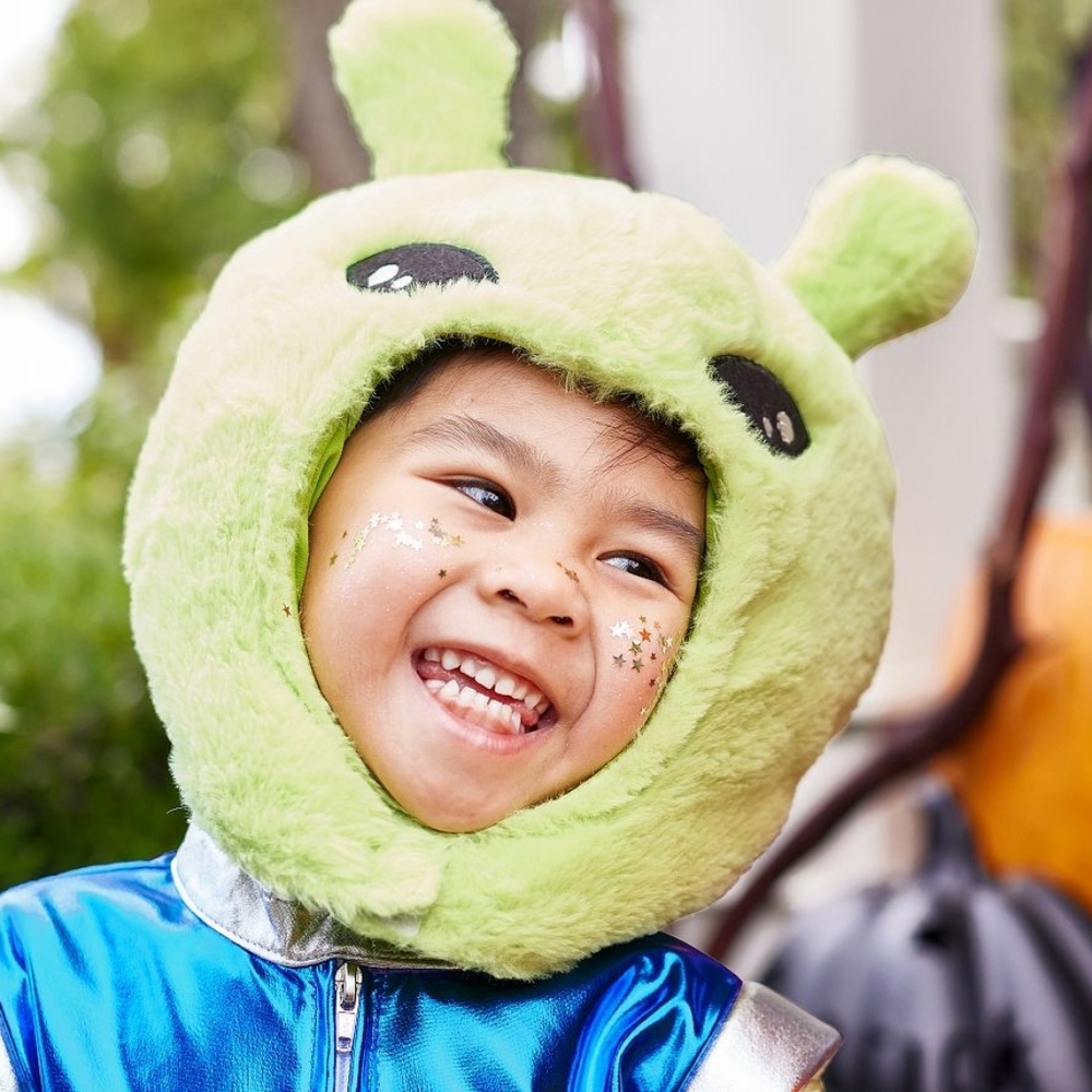 Pottery Barn Kids Alien Astronaut Costume - Green and Blue 7-8 Y - Picture 2 of 5